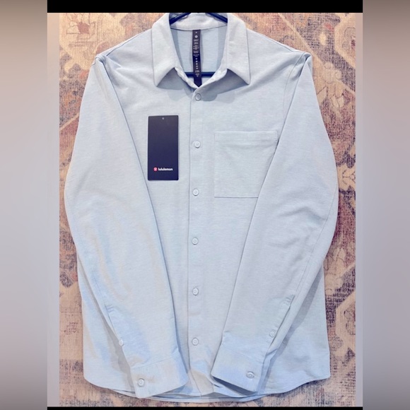 LULULEMON NWT SUPER COMFORTABLE! Men's Med Commission Lng Sleeve dress Shirt - Picture 5 of 10